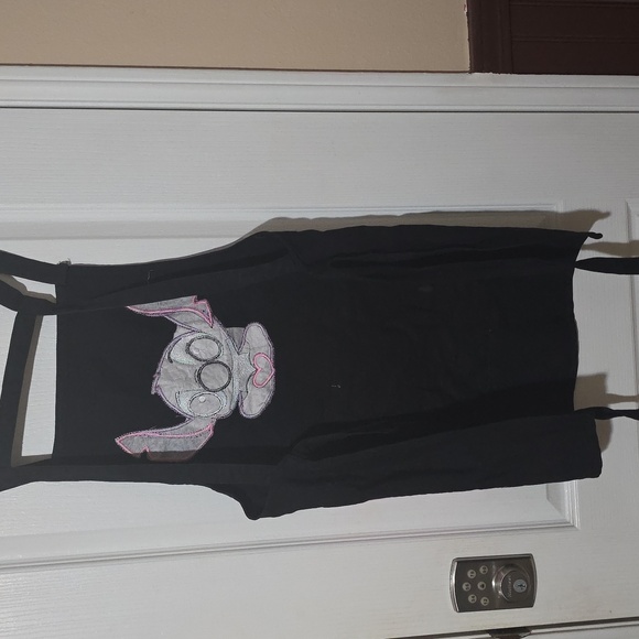 Black and Pink Stitch Apron - Picture 2 of 2